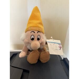 Sneezy the Dwarf 8” Mini Bean Bag Plush NWT-Vintage from The Disney Store